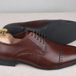 ATESBER By Inc5 FORMAL LACE UP -BROWN