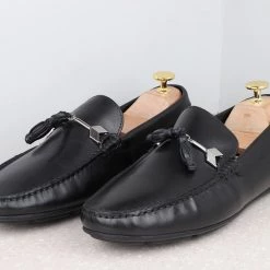 ATESBER By Inc5 DRIVING SHOES-BLACK