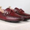 ATESBER By Inc5 DRIVING SHOES-BURGUNDY MEN