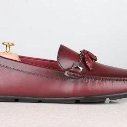 ATESBER By Inc5 DRIVING SHOES-BURGUNDY MEN