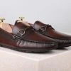 ATESBER By Inc5 MEN DRIVING SHOES-COFFEE