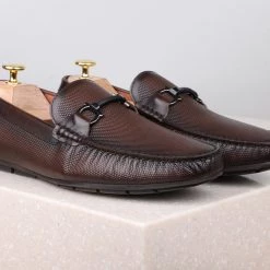 ATESBER By Inc5 MEN DRIVING SHOES-COFFEE