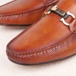 ATESBER By Inc5 DRIVING SHOES-TAN MEN