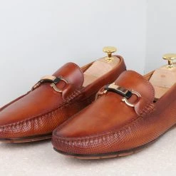 ATESBER By Inc5 DRIVING SHOES-TAN MEN