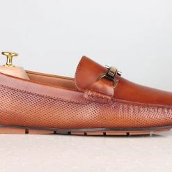 ATESBER By Inc5 DRIVING SHOES-TAN MEN