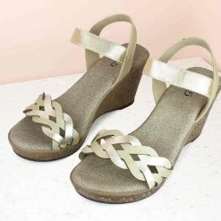 Inc.5 LIGHT PLATFORM SANDAL-GOLD SALE