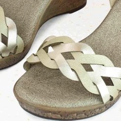 Inc.5 LIGHT PLATFORM SANDAL-GOLD SALE