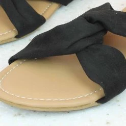 Inc.5 FLAT SLIPPON-BLACK