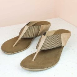 Inc.5 WEDGE THONG-ANT GOLD