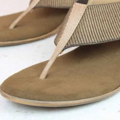 Inc.5 WEDGE THONG-ANT GOLD