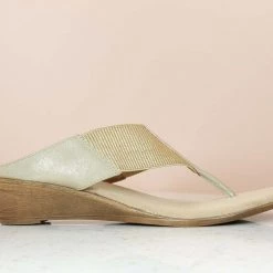 Inc.5 WEDGE THONG-GOLD Ethnic