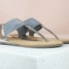 Inc.5 FLAT SANDALS-G.METAL SALE