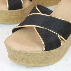 Inc.5 PLATFORM SANDAL-BLACK SALE