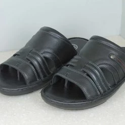 PRIVO By Inc5 LEATHER CROSS STRAP ONE TOE -SLIPPER