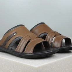 PRIVO By Inc5 LEATHER CROSS STRAP ONE TOE -SLIPPER