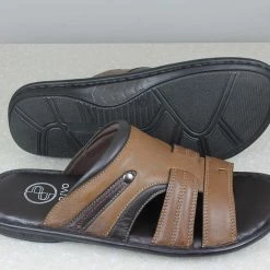 PRIVO By Inc5 LEATHER CROSS STRAP ONE TOE -SLIPPER