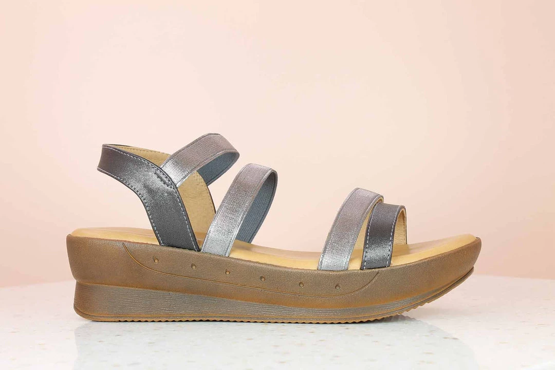 Inc.5 ELASTIC STRAP SANDAL-G.METAL SALE 4 Inc.5 ELASTIC STRAP SANDAL-G.METAL SALE