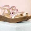 Inc.5 ELASTIC STRAP SANDAL-ROSE GOLD SALE 2 Inc.5 ELASTIC STRAP SANDAL-ROSE GOLD SALE