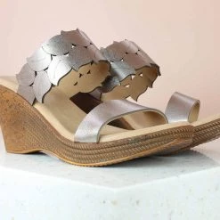 Inc.5 LEAF STRAP PLATFORM-G.METAL SALE