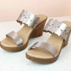 Inc.5 LEAF STRAP PLATFORM-G.METAL SALE