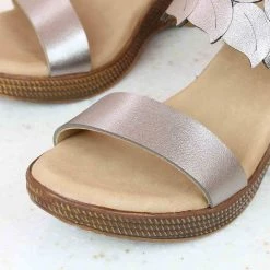 Inc.5 LEAF STRAP PLATFORM-G.METAL SALE