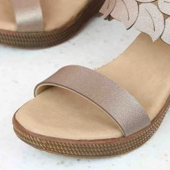 Inc.5 LEAF STRAP PLATFORM-ROSE GOLD SALE 9 Inc.5 LEAF STRAP PLATFORM-ROSE GOLD SALE