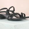 Inc.5 CHAINED FORMAL SANDAL - BLACK SALE