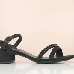 Inc.5 CHAINED FORMAL SANDAL - BLACK SALE