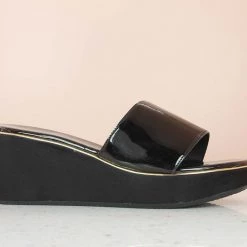 Inc.5 Casual PATTENT PLATFORM MULE-BLACK