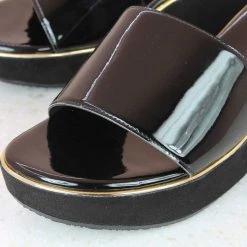 Inc.5 Casual PATTENT PLATFORM MULE-BLACK