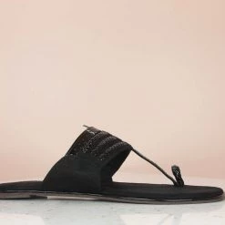 Inc.5 SUEDE KOLHAPURI-BLACK