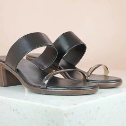 Inc.5 TRANSLUCENT OPAQUE TWIN STRAP-BLACK