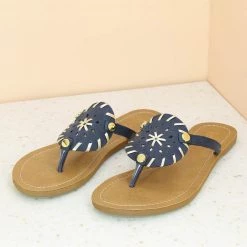 Inc.5 FLATCASUALS-NAVY BLUE SALE