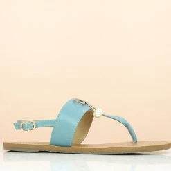 Inc.5 FLAT CASUAL SANDAL-BLUE SALE