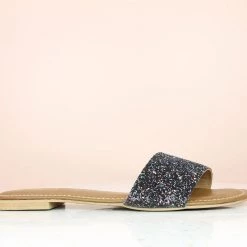 Inc.5 SALE FLAT CASUAL MULE-BLACK