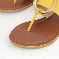 Inc.5 SALE FLAT CASUAL THONG-YELLOW