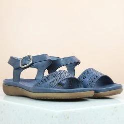 Inc.5 CUTWORK COMFORT SANDAL-BLUE SALE
