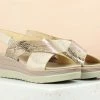 Inc.5 PLATFORM COMFORT SANDAL - GOLD