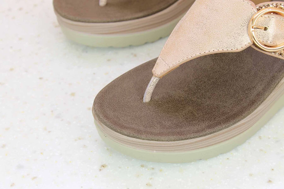 Inc.5 SALE PLATFORM COMFORT THONG - ROSE GOLD 4 Inc.5 SALE PLATFORM COMFORT THONG - ROSE GOLD