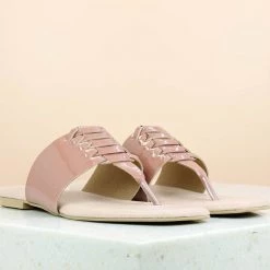 Inc.5 FLAT HARD THONG-PEACH