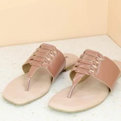 Inc.5 FLAT HARD THONG-PEACH