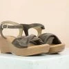 Inc.5 BASIC SANDAL PLATFORM-BROWN