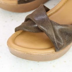 Inc.5 BASIC SANDAL PLATFORM-BROWN