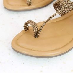 Inc.5 BASIC VEDGE THONG-ANTIQUE GOLD