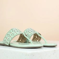 Inc.5 CUTWORK FLAT THONG-PISTA WOMEN