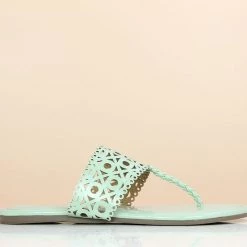 Inc.5 CUTWORK FLAT THONG-PISTA WOMEN