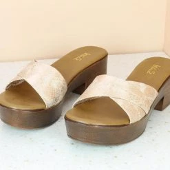 Inc.5 BLOCK MULE-ROSE GOLD