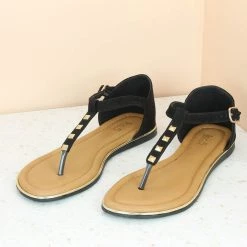 Inc.5 COUNTER FLAT CASUAL SANDAL-BLACK SALE