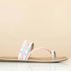 Inc.5 SALE FLAT CASUAL TOE POST-PEACH