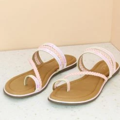 Inc.5 SALE FLAT CASUAL TOE POST-PEACH
